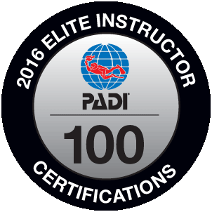 PADI Elite Instructor Award 2016 100 image