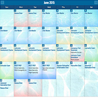 Instructor Development Course schedule image