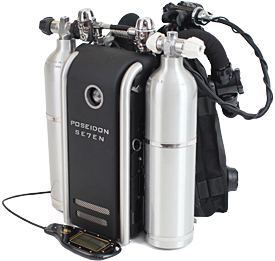 Poseidon Se7en rebreather dive gear image
