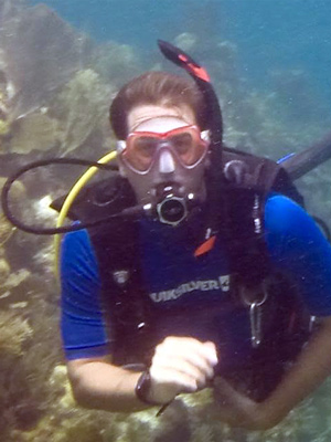 Photograph of Neil Evans, in Key Largo, Florida Keys