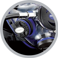 Ocean Reef IDM Integrated Dive Mask directional exhaust & draining valve image