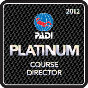 PADI Platinum Course Director 2012 image