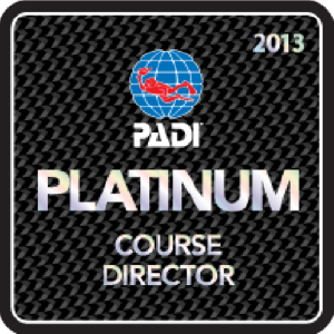 PADI Platinum Course Director 2013 image