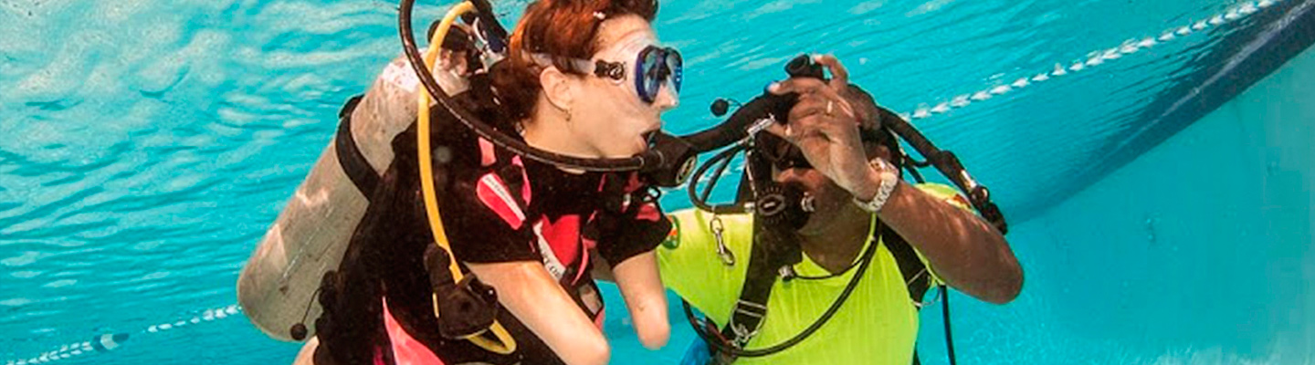 PADI Adaptive Scuba Programs Key Largo header image