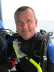 Photograph of Kirk McFarlin, PADI IDC Staff Instructor in Key Largo, Florida Keys