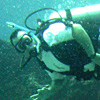 Photograph of Tom Brady at Rainbow Reef IDC in Key Largo, FL